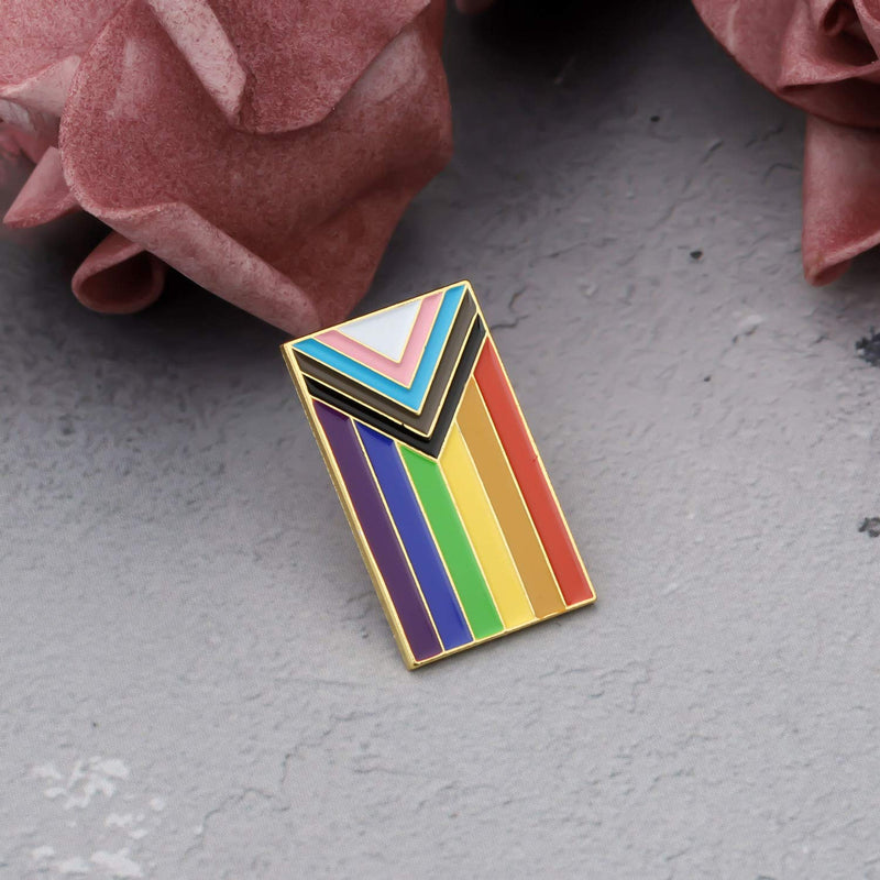 [Australia] - WSNANG Progress Pride Flag LGBTQ Transgender Flag Enamel Pin Gay Lesbian Pride LGBT Gift LGBTQ Pin 