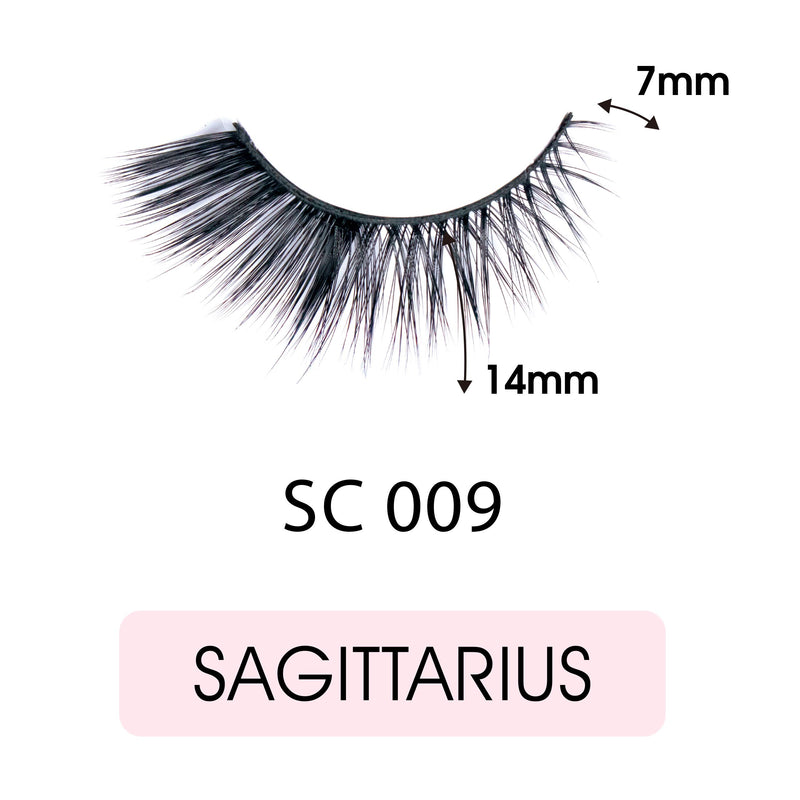 [Australia] - CATTITUDE 3D LASHES Sagittarius Sexy Cat, Lightweight & Reusable, Cruelty-Free - 5 Pairs… Sexy Cat - Sagittarius 