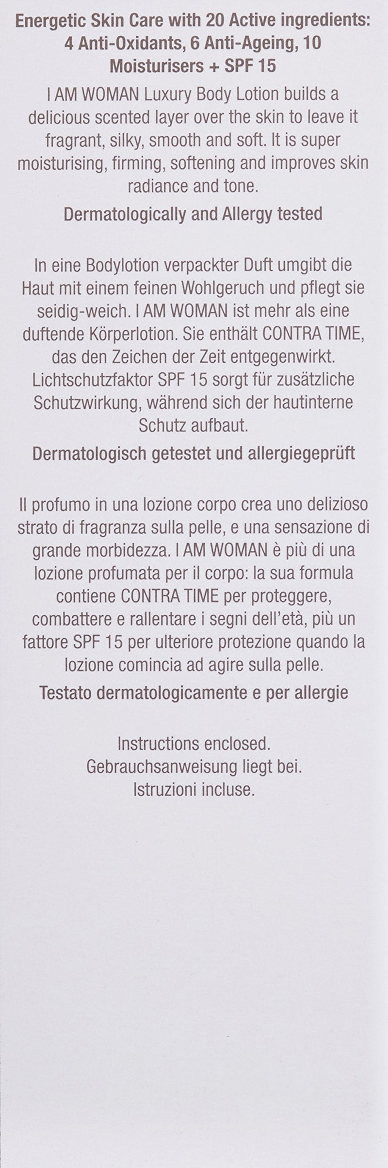 [Australia] - Joan Collins Timeless Beauty I Am Woman Luxury Body Lotion 200 ml 