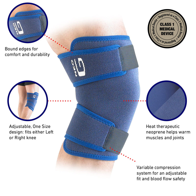 [Australia] - Neo G Knee Support Closed - Knee Braces for Arthritis, Joint Pain Relief, Chronic Aches, Knee Injuries, Runners Knee – for Daily Wear, Recovery - Adjustable Compression 