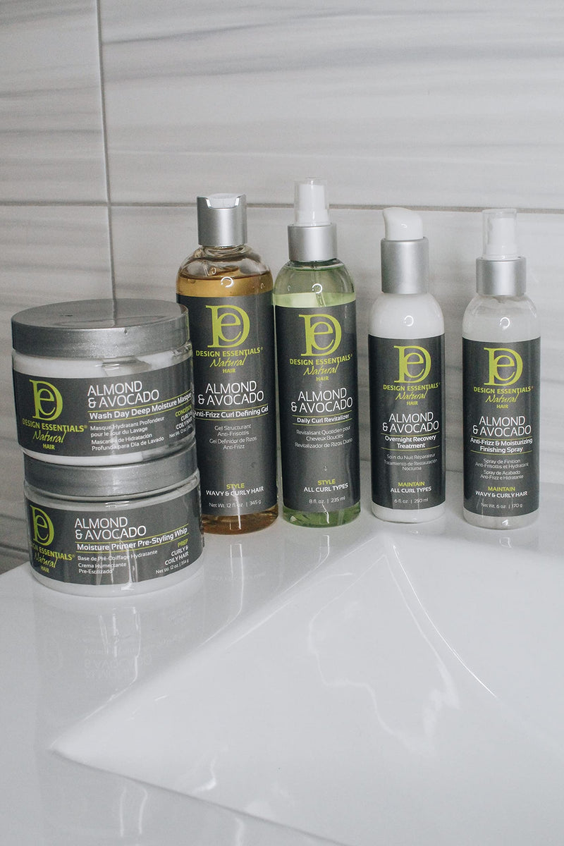 [Australia] - Design Essentials Natural Hair Almond & Avocado Overnight Recovery Treatment 250ml 