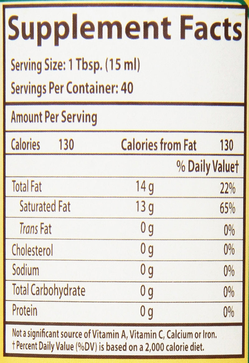 [Australia] - Healthy Origins Liquid Coconut Oil (93% MCT), 20 Ounce 