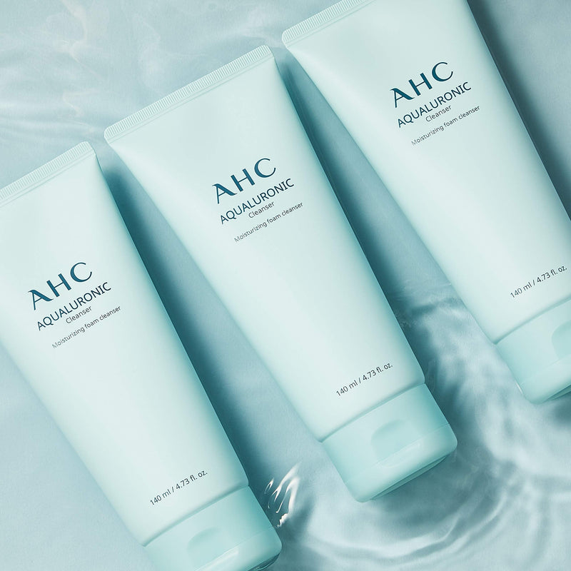 [Australia] - AHC Hydrating Aqualuronic Facial Cleanser for Dehydrated Skin Korean Skincare 140 ml 