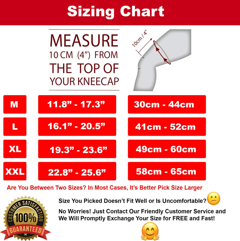 [Australia] - Hinged Knee Brace Support with Strap & Side Patella Stabilizers for Protection & Pain Relief for Arthritis, Meniscus Tear, ACL, MCL - Sports Compression Wrap for Running & Recovery - Men & Women XL 
