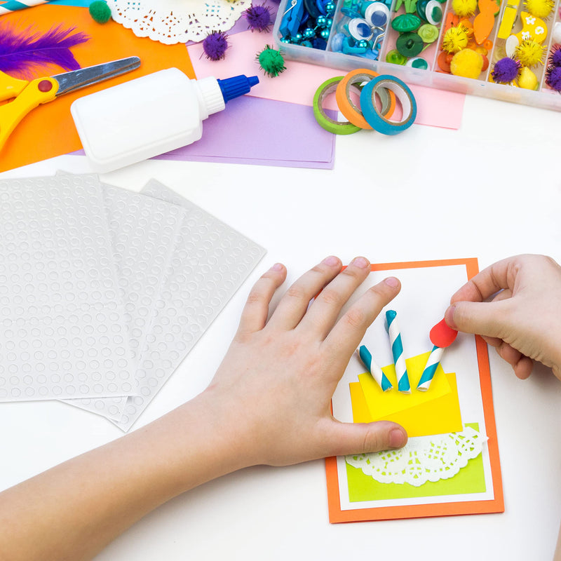 [Australia] - Mr. Pen- Foam Dots, 2400 pcs, 12 Sheets, Adhesive Foam Dots, 3D Foam Dots, 3D Pop Dots, Dual-Adhesive 3D Foam, Foam Adhesive Dots, Foam Dots Double Sided Adhesive, Adhesive Dots, Adhesive Foam 