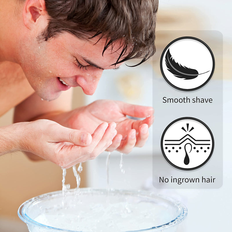[Australia] - Synthetic Shaving Brush | Black | Vegan Shaving Brush | Women and Mens Shaving Brush| Shaving Cream Brush | Eco Friendly Travel Shaving Brush | Bambaw 