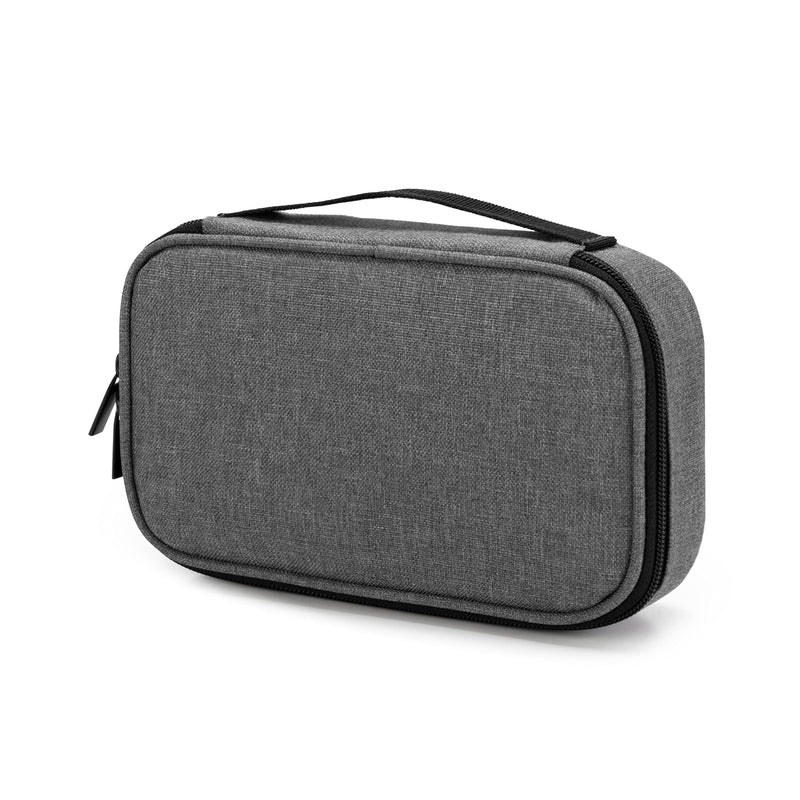 [Australia] - Yarwo Insulin Cooler Travel Case for Kid and Adult, Diabetic Organizer with 2 Ice Packs for Insulin Pens and Other Diabetic Supplies, Grey 