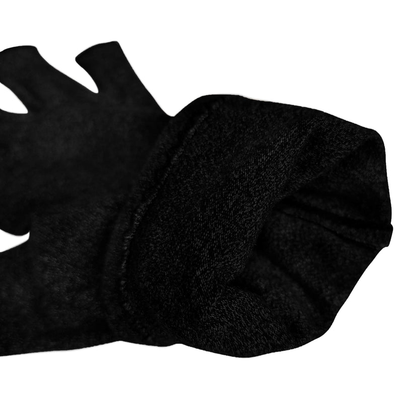 [Australia] - SyeJam Arthritis Gloves Fingerless- Rheumatoid Arthritis Compression Gloves for Pain Relief - Black (S) 1 Pair Black (1 Pair) + Free Ebook S (Pack of 2) 