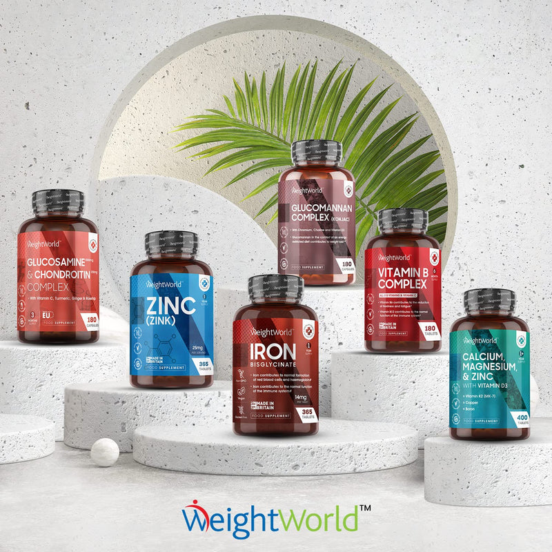 [Australia] - Gentle Iron Tablets High Strength 14mg - 365 Iron Bisglycinate Tablets (1 Year Supply) - Vegan Iron Supplements for Men & Women's Health - Easily Digestible, Gluten Free & Non-GMO - Made in The UK 