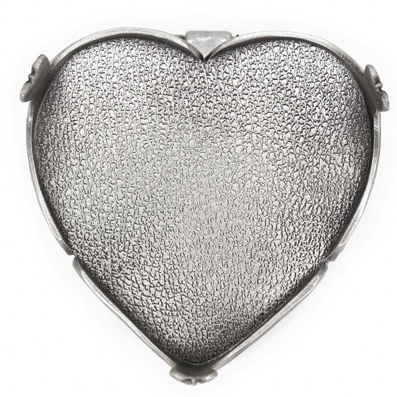 [Australia] - AVESON Classic Vintage Heart Shape Metal Jewelry Box Ring Trinket Storage Organizer Chest 