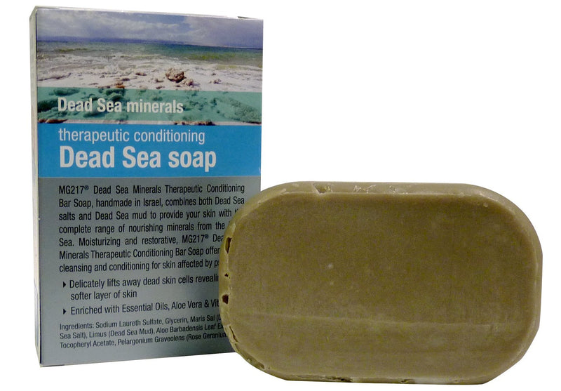 [Australia] - MG217 Psoriasis Dead Sea Bar Soap - with Aloe and Vitamin E, 3.2 Ounce 