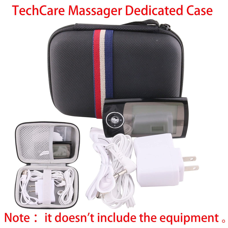 [Australia] - JINMEI Hard EVA Dedicated Case for TechCare Massager Tens Unit Plus Electronic Pulse Massager Machine Carrying Case 