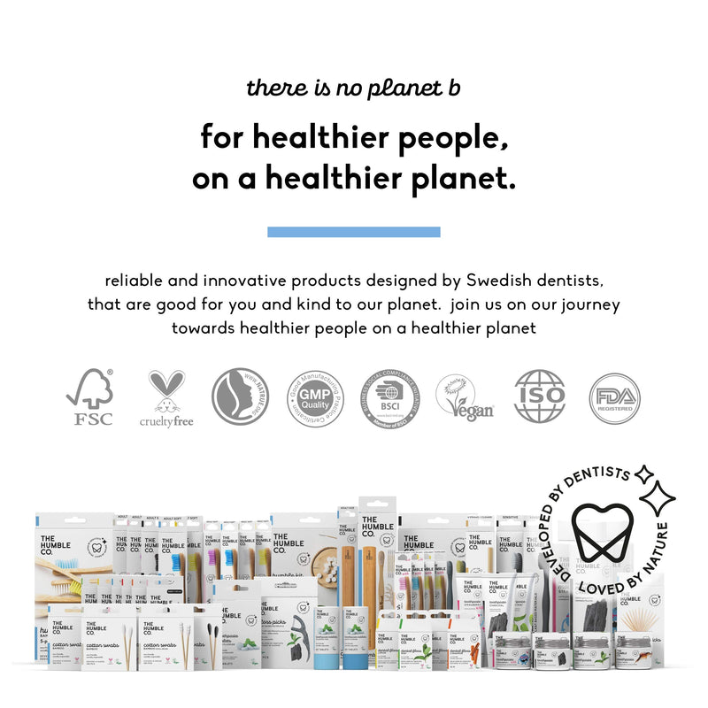 [Australia] - The Humble Co. Bamboo Toothbrush Case | for Adults | Biodegradable, Eco-Friendly, Vegan for Your Everyday Oral Care, Dentist Approved (1 Pack) adulto 
