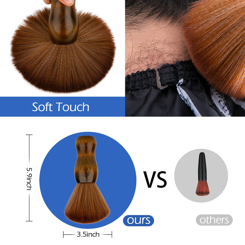 [Australia] - Himart Hair Cutting Barber Cape 2 Pack Professional Haircut Salon Cape for Men Women Children with Neck Duster Brush Cape with Brush 