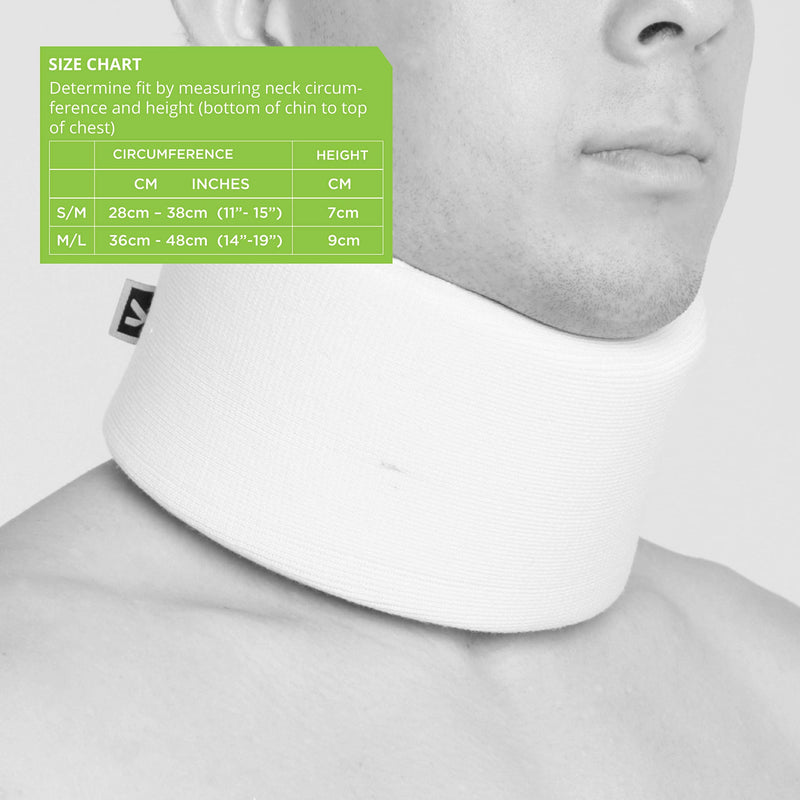 [Australia] - Foam Neck Collar by Kedley | Medical Grade Adjustable Neck Brace Support | Soft and Comfortable Cervical Collar Treating Neck and Spin Injuries. (S/M (Junior)) S/M (Pack of 1) Grey (1 pc) 