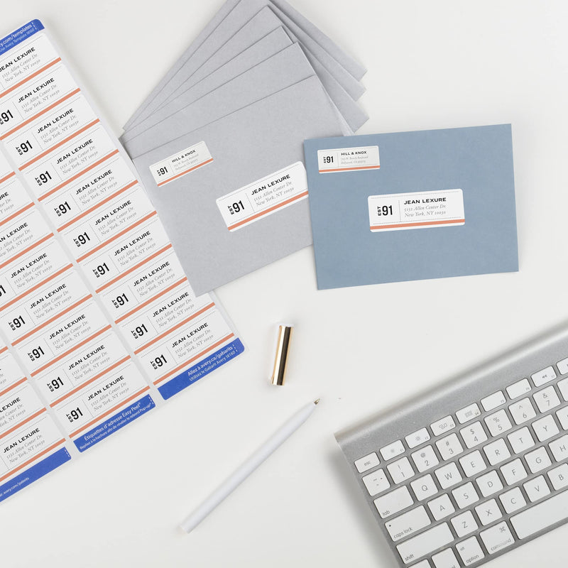 [Australia] - Avery Mailing Address Labels, Laser & Inkjet Printers, 300 Labels, 1 x 2-5/8, Permanent Adhesive (18160), White 