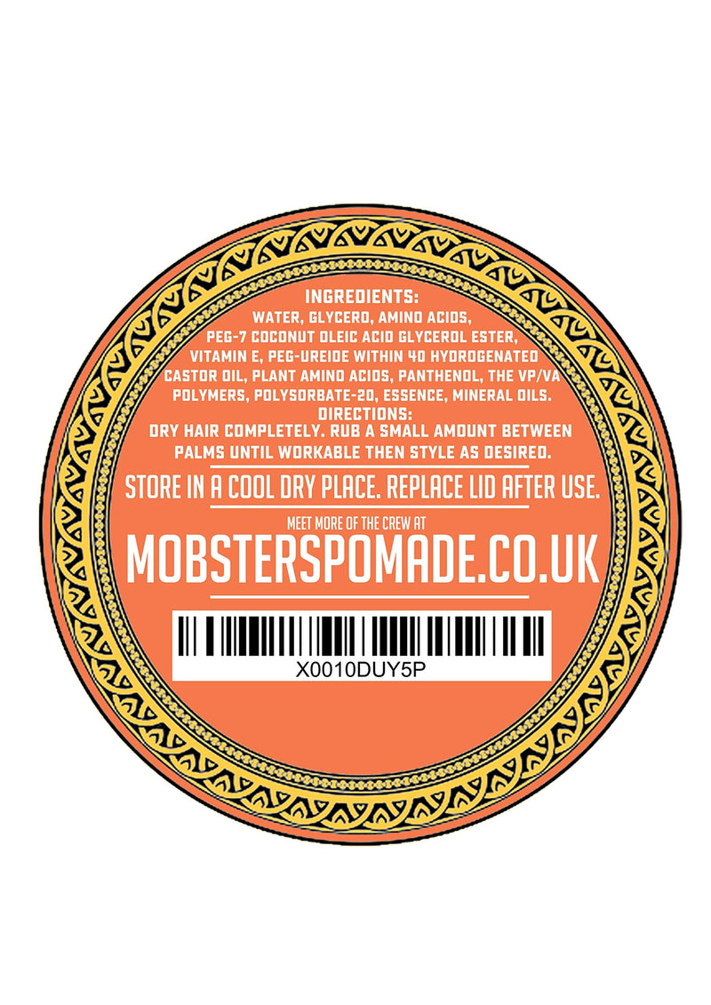 [Australia] - Mobsters Hair Pomade Strong Hold Water Based Deluxe Matt Finish Hair Wax Pro Salon Use Large 150g Tin Special Edition Hatchet Hatchet Harry 
