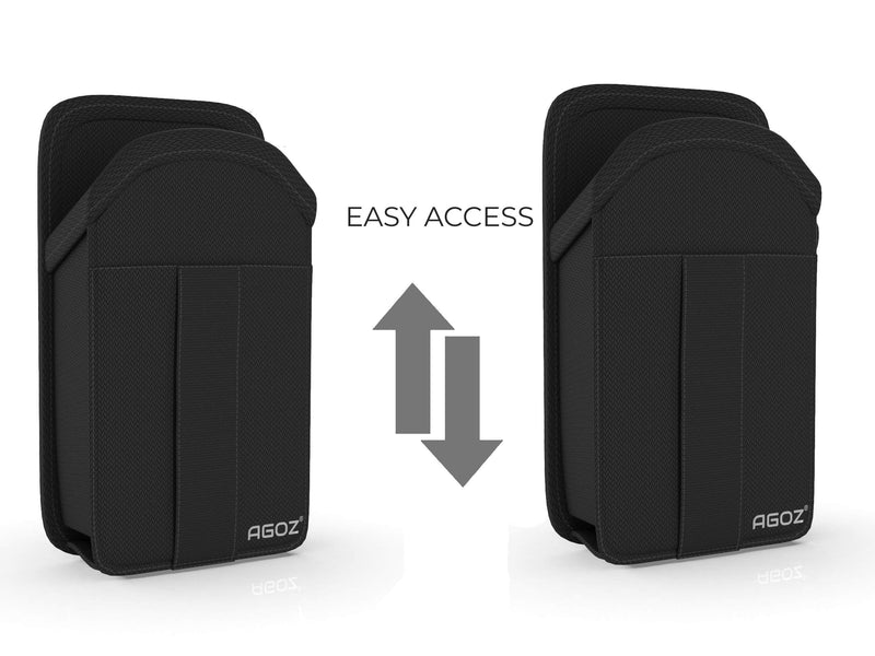 [Australia] - AGOZ Heavy Duty Case with Belt Clip Compatible with Freestyle Libre, Freestyle Libre 2, CGM Glucose Monitor Case, Protector Cover for Freestyle Libre Reader, Insulin Pump Holder 