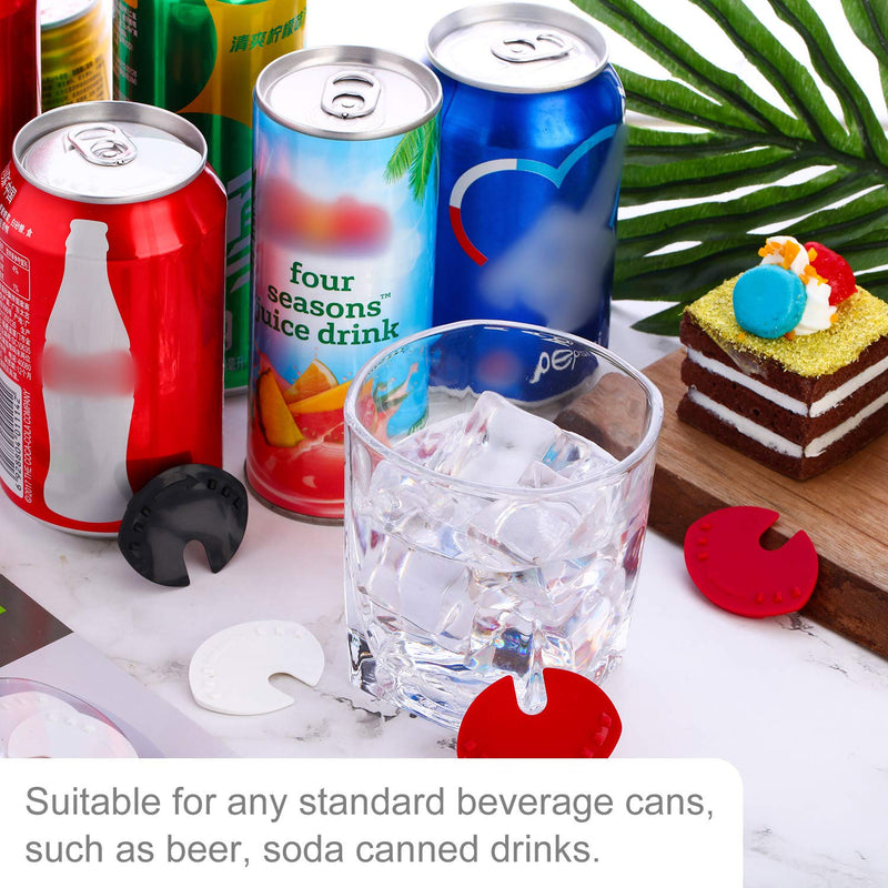 [Australia] - 15 Pieces Beverage Can Lid Beverage Can Closure Drink Tops Cover Can End Seal Closure for Beer Soda Canned Drinks in Random Color 