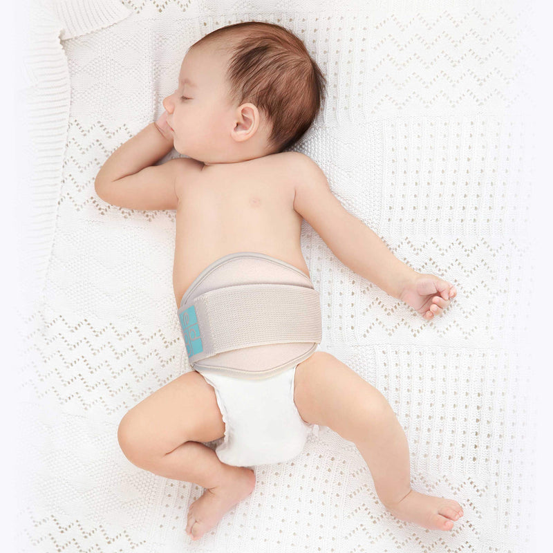 [Australia] - Everyday Medical Umbilical Hernia Belt for Babies, Tummy Wrap, Naval Button Binder, Newborns, Infant Abdominal Truss Support, Abdominal Belly Band with Compression Pad- Small, Medium and Large 