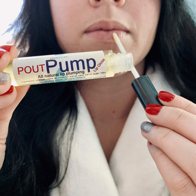 [Australia] - Pout Pump By Diva Stuff, All Natural Lip Plumping & Conditioning Gloss 