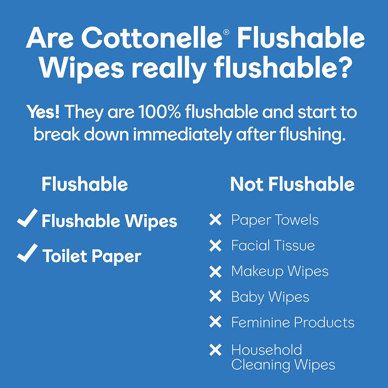 [Australia] - Cottonelle Fresh Care Flushable Cleansing Cloths Refills 2-42 Count Packages - Packaging May Vary 42 Count (Pack of 2) 