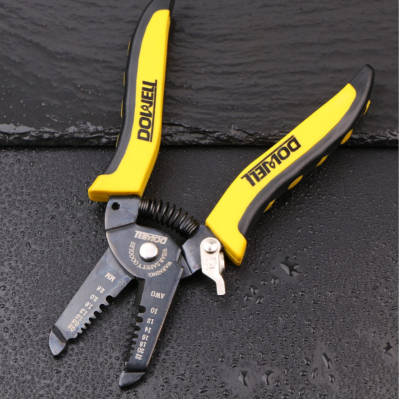 [Australia] - DOWELL 10-22 AWG Wire Stripper Cutter Wire Stripping Tool And Multi-Function Hand Tool，Professional Handle Design And Refined Craftsmanship. 