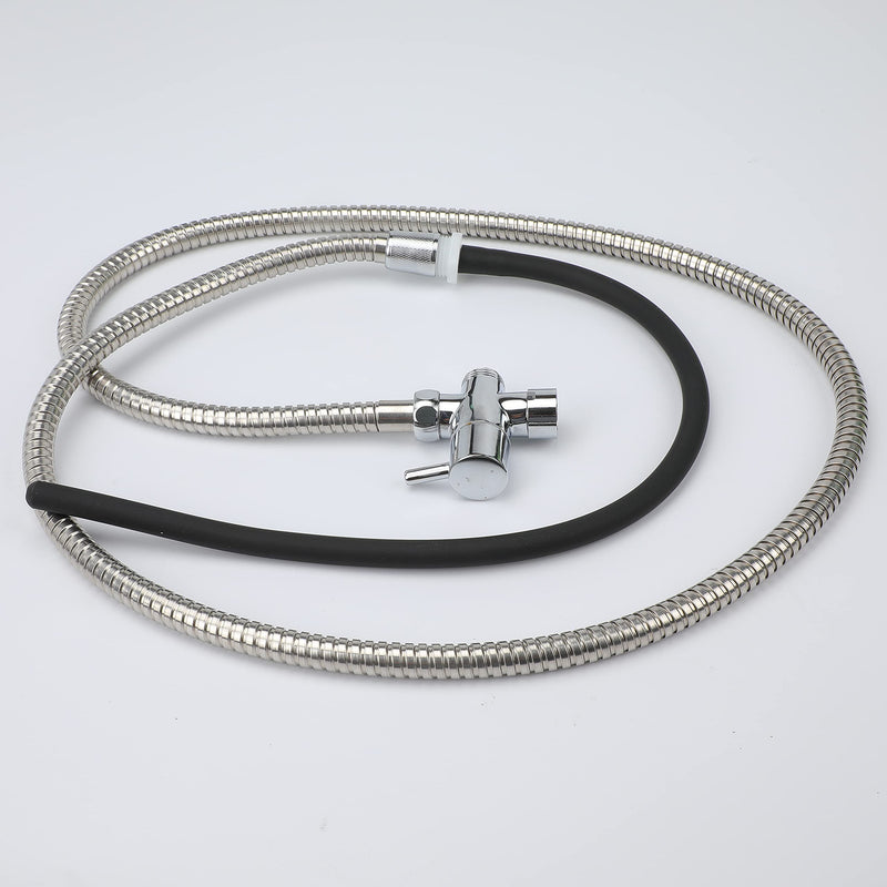 [Australia] - Shower Enema System, Douche Colonic Cleanse Kit, 5-Foot Stainless Steel Shower Hose Enema with Enema Showerhead Vaginal and Anal Cleaning Kit Colonic System Cleaner for Most Shower Systems 