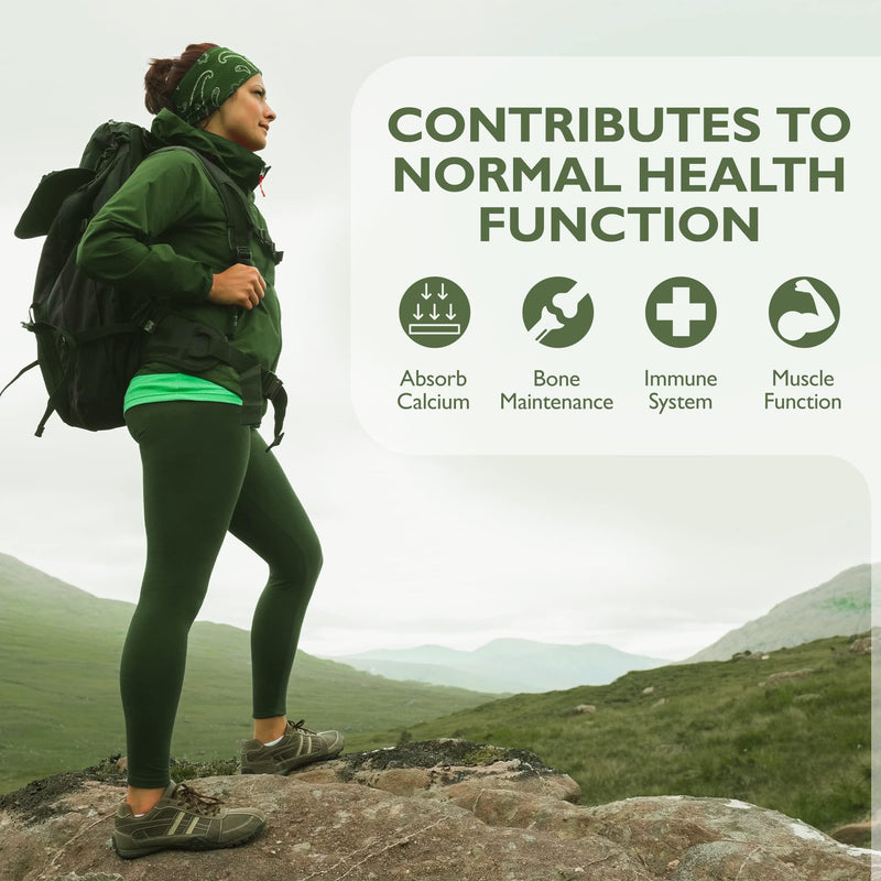 [Australia] - Barefoot Nutrition - Vitamin D3 Complete 4000 IU, With Vitamin K2 MK-7, Magnesium, Boron & Zinc Supplement, High Strength Formula for Bone and Normal Health Function, 60 Capsules 