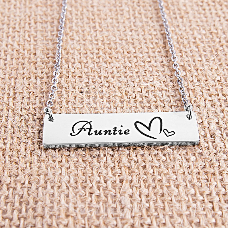 [Australia] - ELOI Gift for Aunt Necklace Pendant Christmas Birthday Gift for Auntie from Nephew Niece Jewelry 