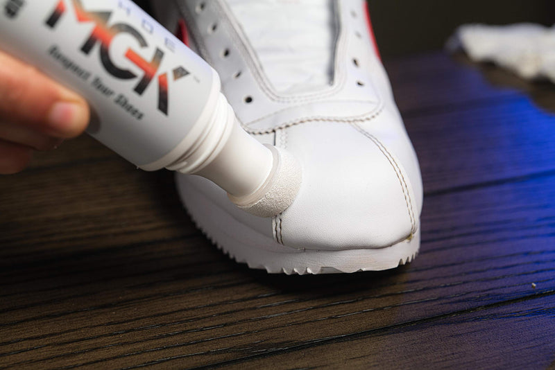[Australia] - Shoe MGK White Shoe Cleaner - White Sneaker Cleaner - All White Shoe Polish - Shoe MGK Touch Up White Shoe Cleaner Works On Leather, Canvas, Athletic, Lining - All White Sneaker Cleaner 