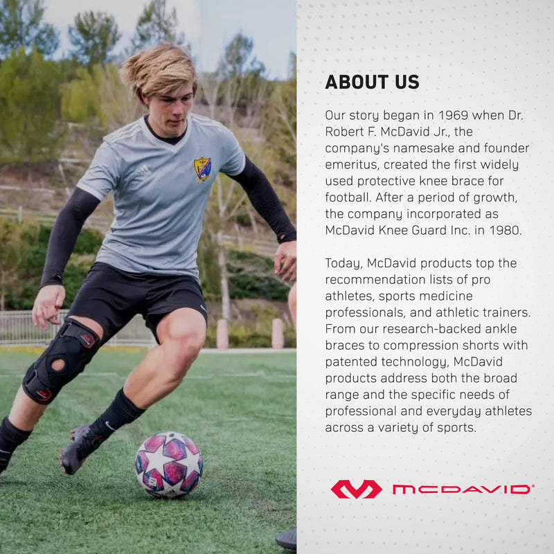 [Australia] - McDavid Maximum Support Knee Brace with Hinges (429X). Compression and Stability Straps for ACL, LCL, Arthritis, Tendonitis, MCL, Patella. Left and Right. Men and Women. Medium 