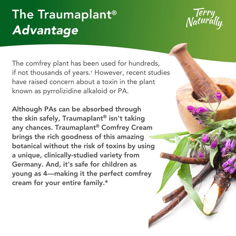 [Australia] - Terry Naturally Traumaplant Comfrey Cream - 1.76 oz (50 g) - Non-Staining Topical Botanical, Free Of Toxic Pyrrolizidine Alkaloids (PAs) & Parabens - For External Use Only 