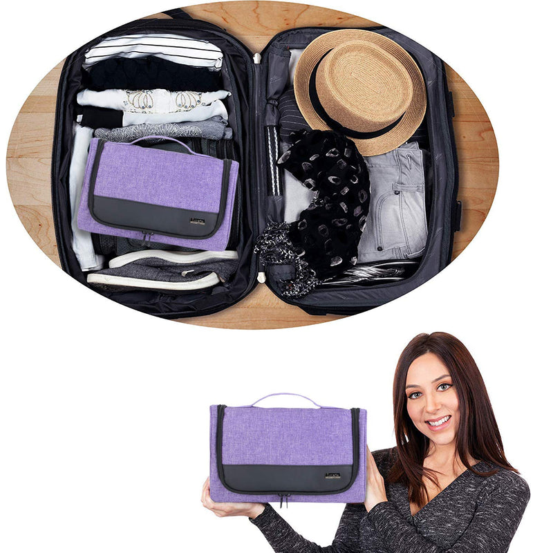 [Australia] - Luxja Storage Bag for Dyson Airwrap Styler, Travel Bag for Airwrap Styler and Attachments, Purple 