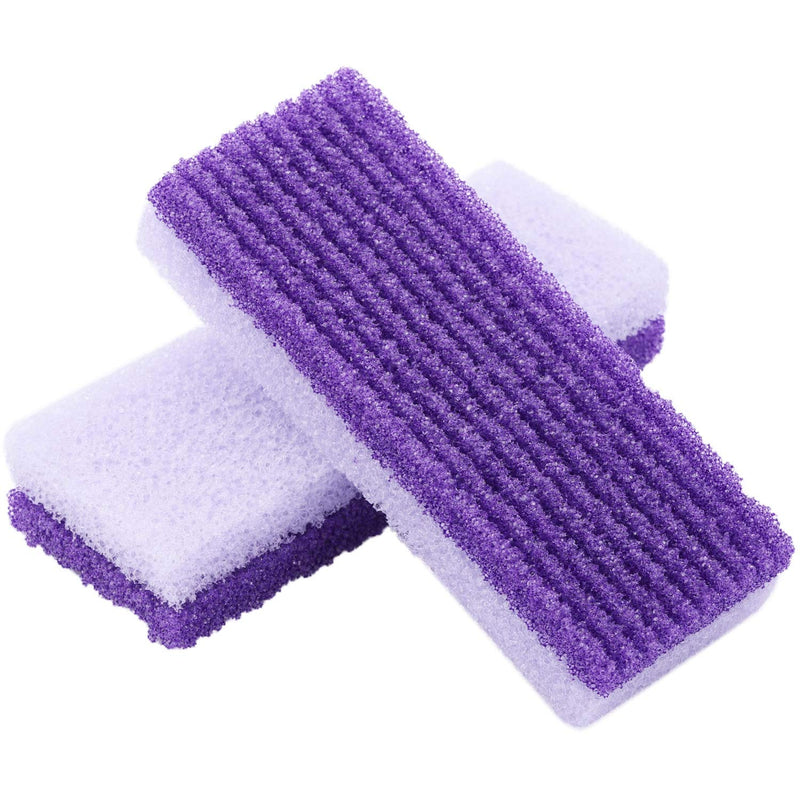 [Australia] - 8 Pack Foot Pumice Stone for Feet Heel Hard Skin Callus Remover Scrubber (Purple) 
