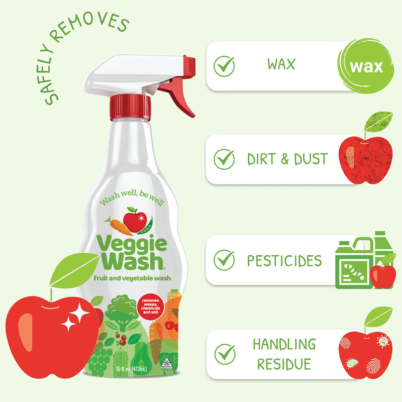 [Australia] - Veggie Wash Fruit & Vegetable Wash, Produce Wash and Cleaner, 16-Fluid Ounce 