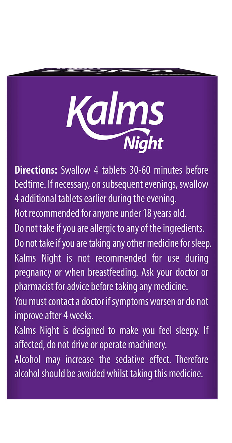 [Australia] - Kalms Night, 50 Tablets - Traditional Herbal Medicinal Product Used For The Temporary Relief Of Sleep Disturbances 
