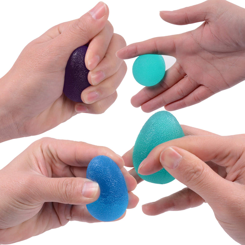 [Australia] - The Friendly Swede Stress Balls for Adults and Kids - Hand Grip Strength Trainer, Hand Therapy Squishy Ball, Set of 3 Finger Resistance Exercise Squeezer Extra Small 