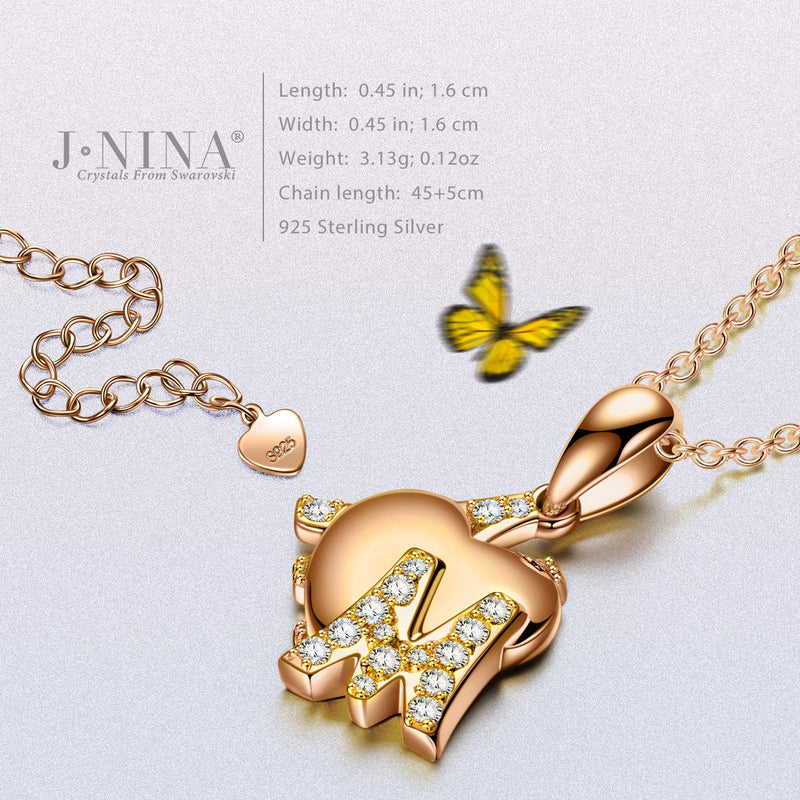 [Australia] - J.NINA ✦I Love You, Mom✦ Christmas Jewelry Gifts for Women Gold Plated Gifts for Women 925 Sterling Silver Women Jewelry Gifts Heart Pendant Necklace for Mom Gold Plated Heart Necklace for Mom 