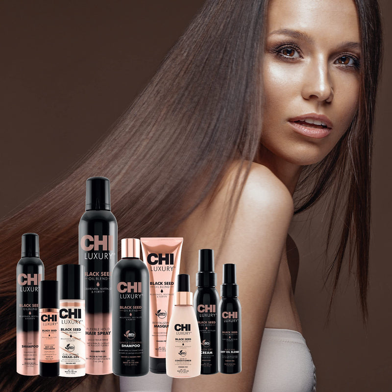 [Australia] - Farouk , 5 oz , White CHI Luxury Black Seed Oil, Curl Defining Cream Gel, 148 ml 