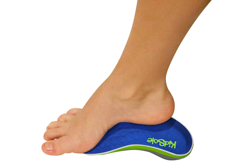 [Australia] - KidSole 3/4 Reinforced High Arch Support Children's Orthotic Insole. Slim Profile & Strong Support with Memory Foam Soft Top. KidSole Arch Alien (US Kids Size 4-7.5) US Kids Size 4-7.5 