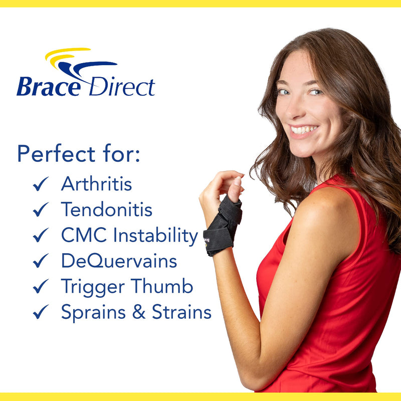 [Australia] - Mini Thumb Spica for Arthritis & DeQuervain Tenosynovitis Treatment-Stabilize CMC, MCP Joints Carpal Tunnel, Sprains, & Trigger Pain Relief by Brace Direct L 