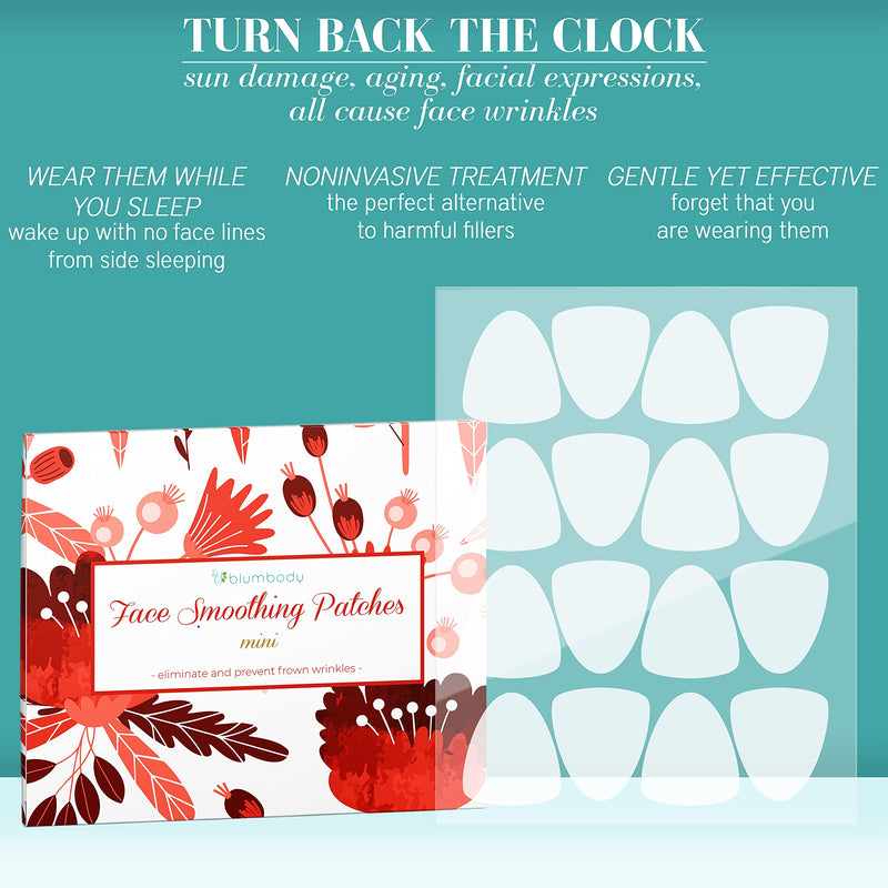 [Australia] - Blumbody Wrinkle Patches for Face - 160 Triangle Wrinkle Remover Strips for Smoothing Eye, Mouth or Forehead Wrinkles - Reusable Facial Wrinkle Patches that work as Anti Wrinkle Treatment Overnight 