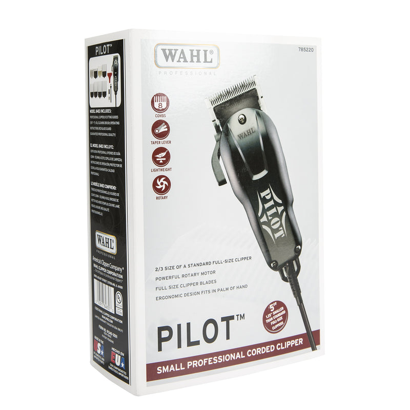 [Australia] - Wahl Professional Pilot Clipper #8483 2/3 Size of Normal Clipper with Full Size Blades, 1 Count 