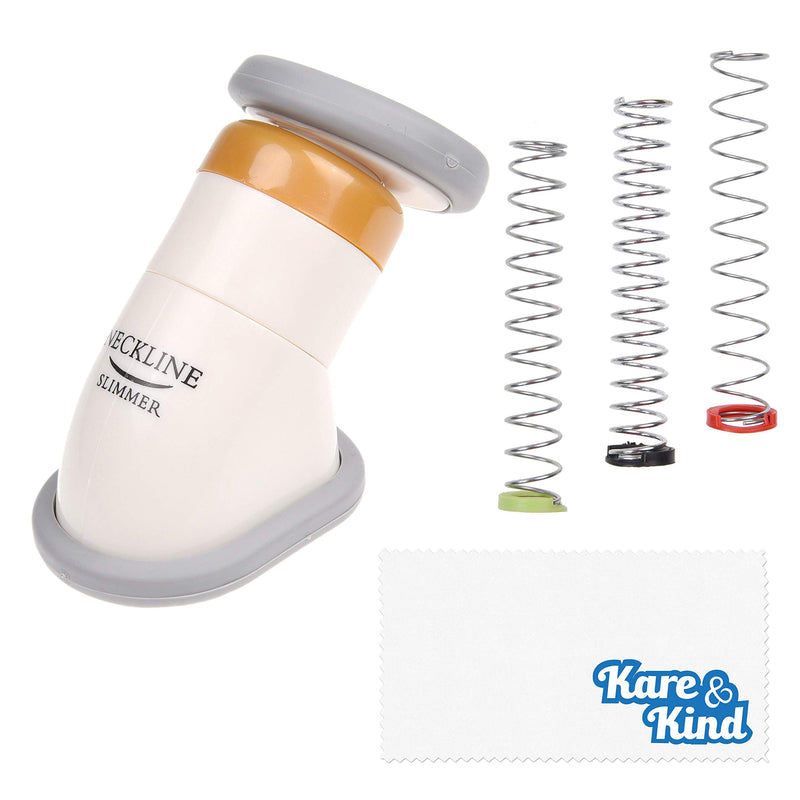 [Australia] - Kare & Kind 1x Neckline Slimmer - Neck Toner and Jawline Exerciser - Double Chin Excess Fat Remover - Slim and Tone Face, Neck and Jaw - Suitable Workout for Men and Women - Portable Home and Travel 