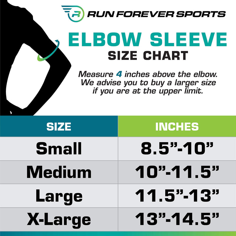 [Australia] - Elbow Compression Sleeve for Men & Women | Forearm & Elbow Sleeve for Weightlifting, Workout, Exercise, Golf & Tennis | Elbow Brace for Tendonitis, Arthritis, Bursitis, & Pain Relief Black Medium 
