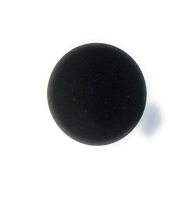 [Australia] - Beauty Sponge Foundation Makeup Blender - 1 pc Black Egg Shaped Make Up Sponges for Blending, Stippling, Highlighter, Contour! Premium Latex Free Reusable Cosmetic Applicator (Black Sponge) 