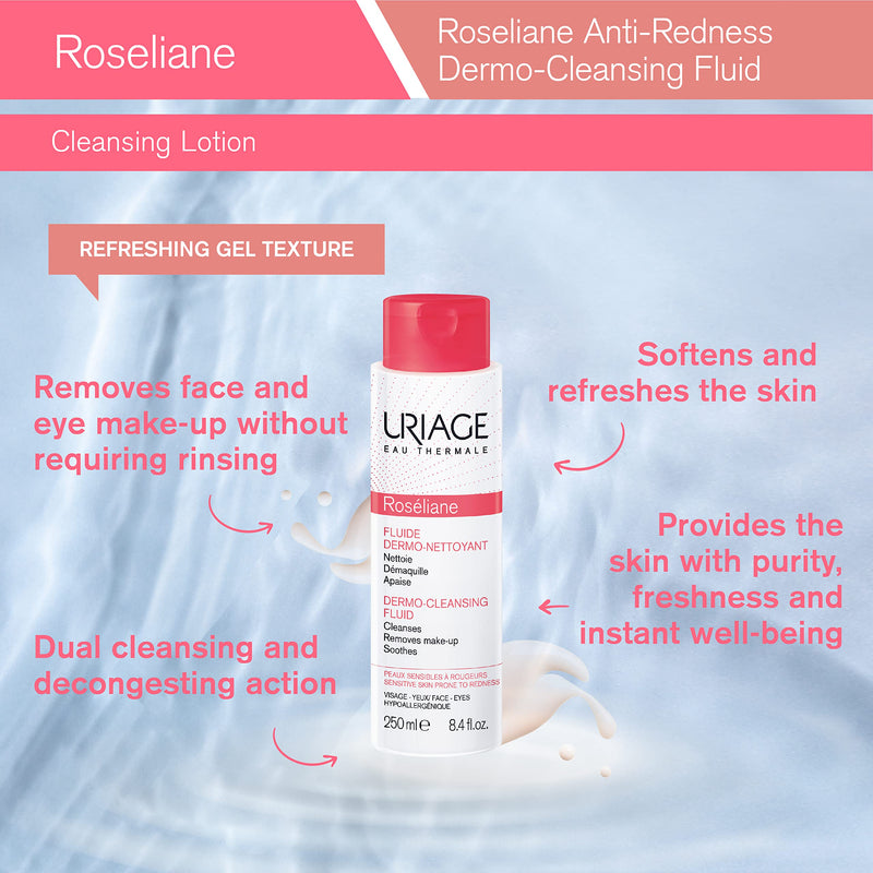 [Australia] - Uriage Roseliane Anti-Redness Dermo-Cleansing Fluid 250ml 