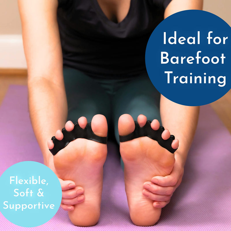 [Australia] - Toe Separators for Functional Fitness Athletes - Toe Straighteners for Foot Pain Relief and Plantar Fasciitis - Fix Feet - Fix Toes - Fix Bunions - Toe Spacers for Crossfit 