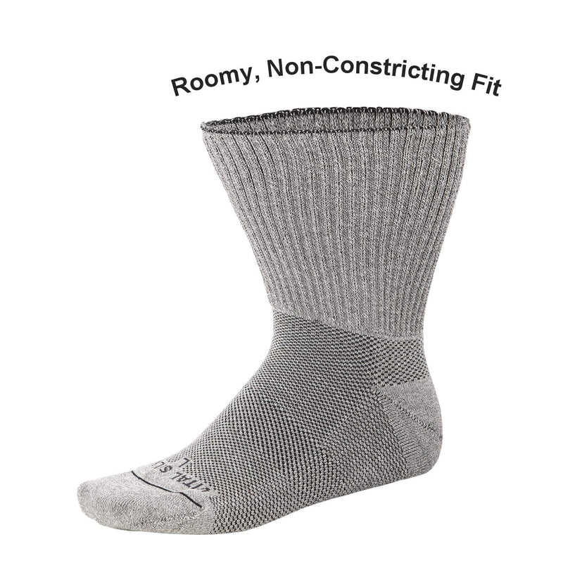 [Australia] - Vital Salveo- Soft Non Binding Seamless Circulation Diabetic Socks- Crew long (3 pairs) L 